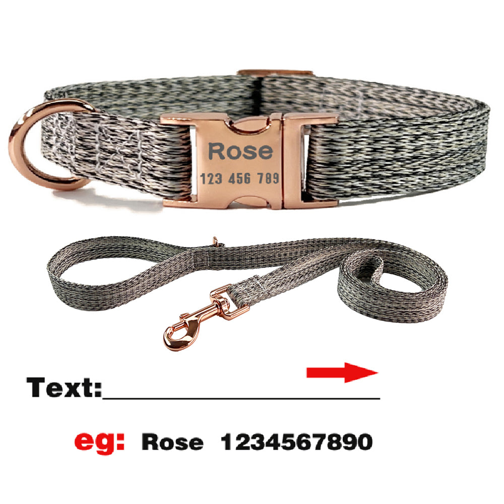 Personalized Nylon Dog Collar